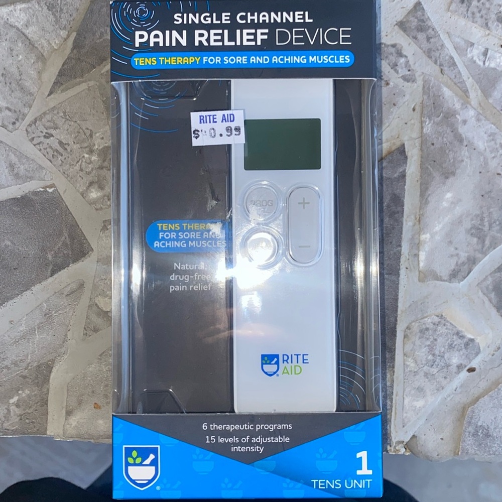 single channel pain relief device, new